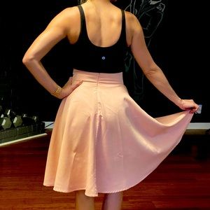Ballet Pink Full Skirt - Swing Dancing